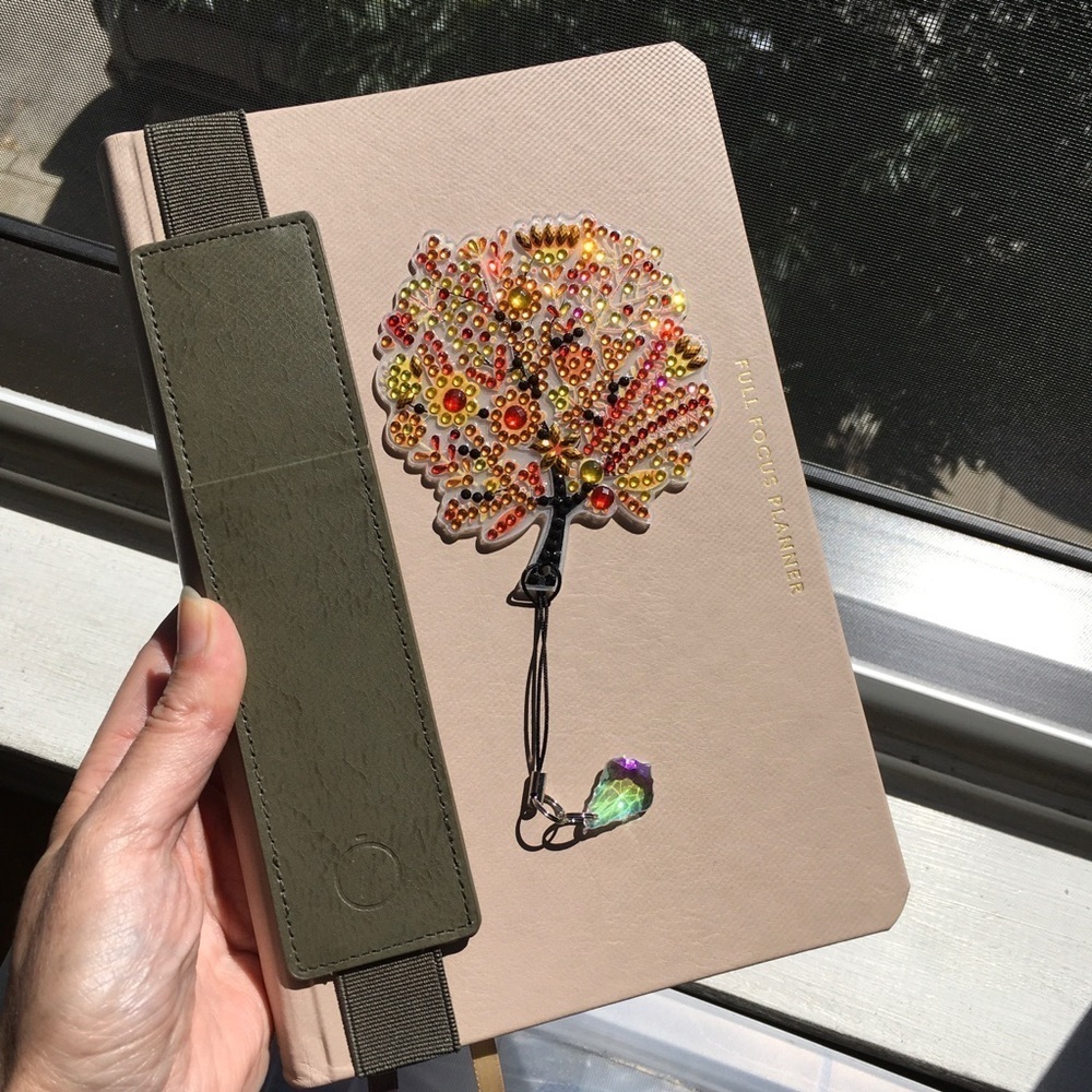 Diamond Art Fall Tree Bookmark, Colorful, Sparkly, Bling (ORANGE) - Picture 10 of 16